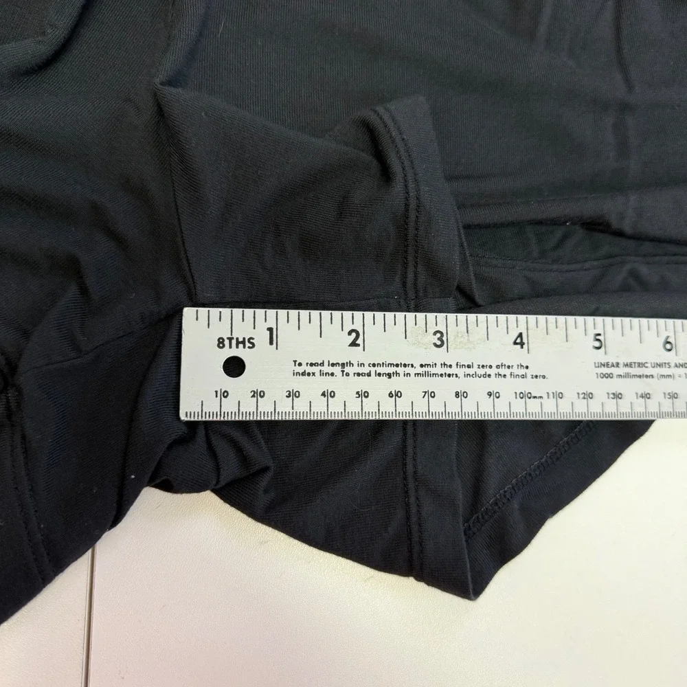 Tommy John Mens Second Skin Lounge Shorts Black Micro Modal Size Medium Pocket